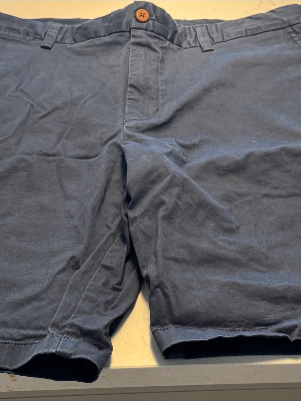 Tommy Bahama Navy Blue Cotton Chino Shorts